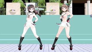 【MMD】Chokai Maya Viva Happy【R-18】