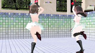 【MMD】Chokai Maya Viva Happy【R-18】