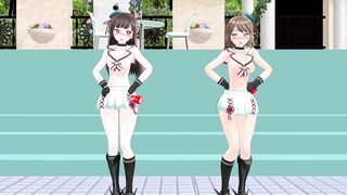 【MMD】Chokai Maya Viva Happy【R-18】