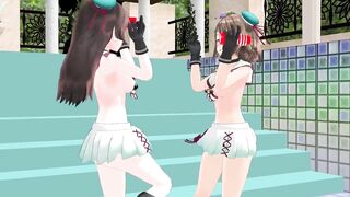 【MMD】Chokai Maya Viva Happy【R-18】