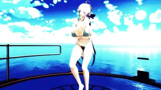 【MMD】Haku - Nostalgic【R-18】