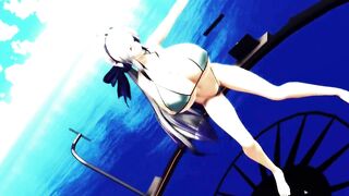 【MMD】Haku - Nostalgic【R-18】