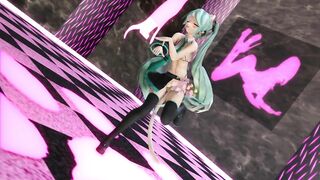 【MMD】Miku - PiNK CAT【R-18】