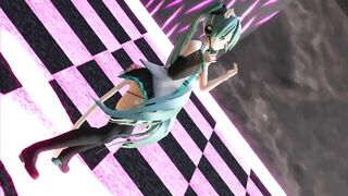 【MMD】Miku - PiNK CAT【R-18】