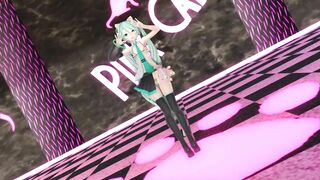 【MMD】Miku - PiNK CAT【R-18】