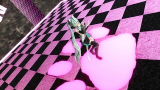 【MMD】Miku - PiNK CAT【R-18】