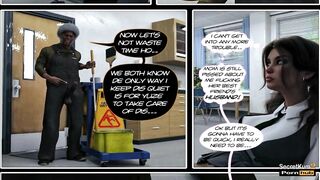 Educating Ella - 18yo Size Queen Collage Girl Caught Riding Huge dildo at School - 3D Cartoon Comic