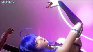 Busty Asian Racing Model's Tied Up DP BDSM - Extreme Monster Cock Fuck