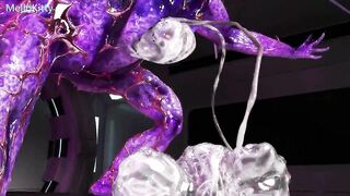 Busty Asian Racing Model's Tied Up DP BDSM - Extreme Monster Cock Fuck