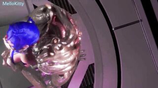Busty Asian Racing Model's Tied Up DP BDSM - Extreme Monster Cock Fuck