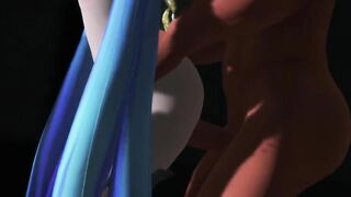 【SEX-MMD】Knight Miku - Dungeon Pleasure【No sound】【R-18】