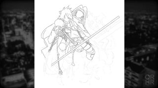 【イラストメイキング】Procreateで描くファンアート