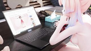 0446 -【R-18 MMD】 Genshin Impact 原神 Sangonomiya Kokomi 珊瑚宫心海 还是你的笑容最可爱
