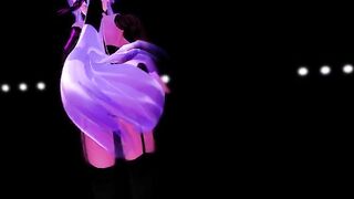 【MMD】Futanari (Huge cock) Haku - Booyah (Abundant ejaculation)【R-18】