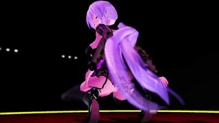 【MMD】Futanari (Huge cock) Haku - Booyah (Abundant ejaculation)【R-18】