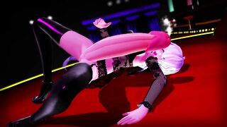 【MMD】Futanari (Huge cock) Haku - Booyah (Abundant ejaculation)【R-18】