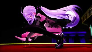 【MMD】Futanari (Huge cock) Haku - Booyah (Abundant ejaculation)【R-18】