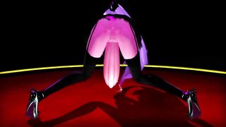 【MMD】Futanari (Huge cock) Haku - Booyah (Abundant ejaculation)【R-18】