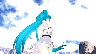 【MMD】No Life Queen [HC type Miku dress]【R-18】