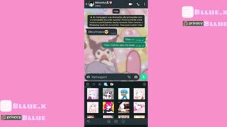 Vazou namorada santa WHATSAPP