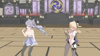 Genshin Impact - Twice - The Feels [MMD-R18]