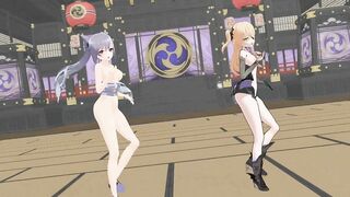 Genshin Impact - Twice - The Feels [MMD-R18]