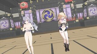 Genshin Impact - Twice - The Feels [MMD-R18]