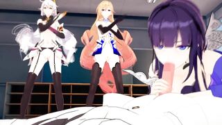 0442 -【R18-MMD】永夜mzk - Honkai Impact 3rd 崩坏三 Queens of Honkai - WiggleWiggle