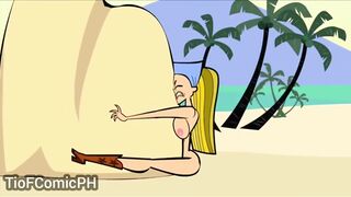 Lindsay es dominada por una  xxx Hentai isla del drama