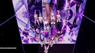 [MMD] Everglow - Dun Dun Striptease Ahri Akali Kaisa Evelynn Seraphine KDA All Out 4K 60FPS