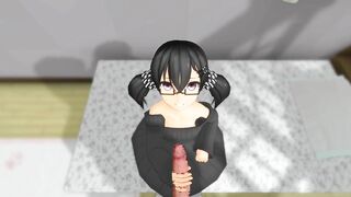 【SEX-MMD】HANDJOB FROM stepsister【No sound】【R-18】