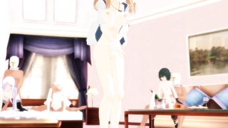 【SEX-MMD】Kancolle Sex Party!【R-18】