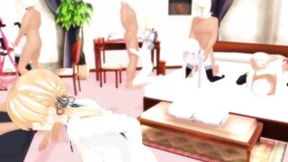 【SEX-MMD】Kancolle Sex Party!【R-18】