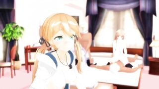 【SEX-MMD】Kancolle Sex Party!【R-18】