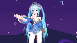【MMD】Lonely tropical fish [Tda-style Miku Luka]【R-18】