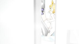 【SEX-MMD】Haku & Ren are in the bathroom【R-18】