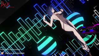 Genshin Yelan No Panties MAGO Blender MMD MD Dress 1500
