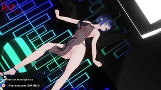 Genshin Yelan No Panties MAGO Blender MMD MD Dress 1500