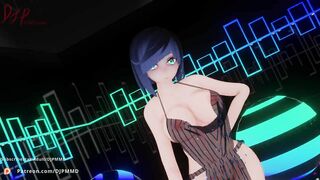 Genshin Yelan No Panties MAGO Blender MMD MD Dress 1500