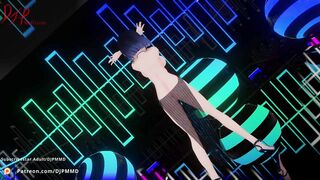 Genshin Yelan No Panties MAGO Blender MMD MD Dress 1500