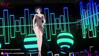 Genshin Yelan No Panties MAGO Blender MMD MD Dress 1500