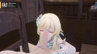 0451 -【R-18 MMD】AKT - Genshin Impact 原神 Lumine 荧 the ideal