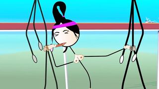 Happy Ending for All - Dancing and Fucking in Public with 80's Songs. Cartoon - Ferdowa Class