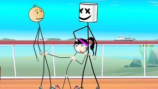 Happy Ending for All - Dancing and Fucking in Public with 80's Songs. Cartoon - Ferdowa Class
