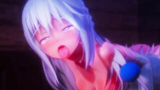 0449 -【R-18 MMD】Konosuba - Aqua and the kotatsu table こたつでぬくぬく