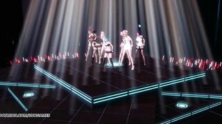 [MMD] Brown Eyed Girls - Abracadabra Hot Kpop Dance Ahri Akali Kaisa Lux Jinx Caitlyn 4K 60FPS