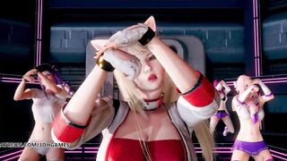 [MMD] Dreamcatcher - SCREAM Striptease Ahri Akali Kaisa Evelynn Seraphine KDA League of Legend