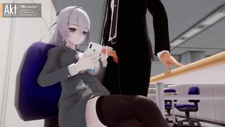 (reupload) 0420 -【R18-MMD】AKT - Honkai Impact 3rd 崩坏三 working with BIg Bronya