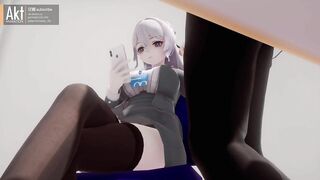 (reupload) 0420 -【R18-MMD】AKT - Honkai Impact 3rd 崩坏三 working with BIg Bronya