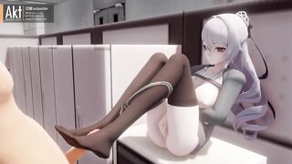 (reupload) 0420 -【R18-MMD】AKT - Honkai Impact 3rd 崩坏三 working with BIg Bronya